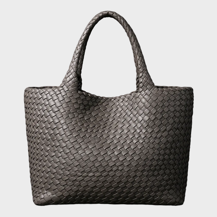 Beverly | Handwoven Shoulder Purse with Double Handles and Open Top