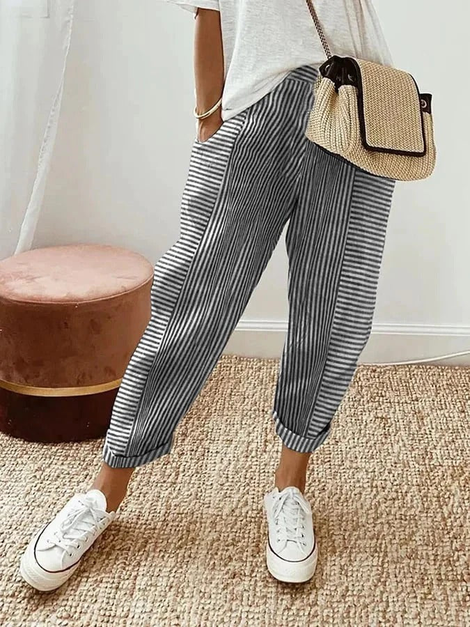 Amelia Claire | Striped Pants