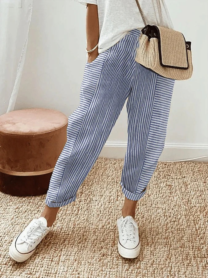 Amelia Claire | Striped Pants