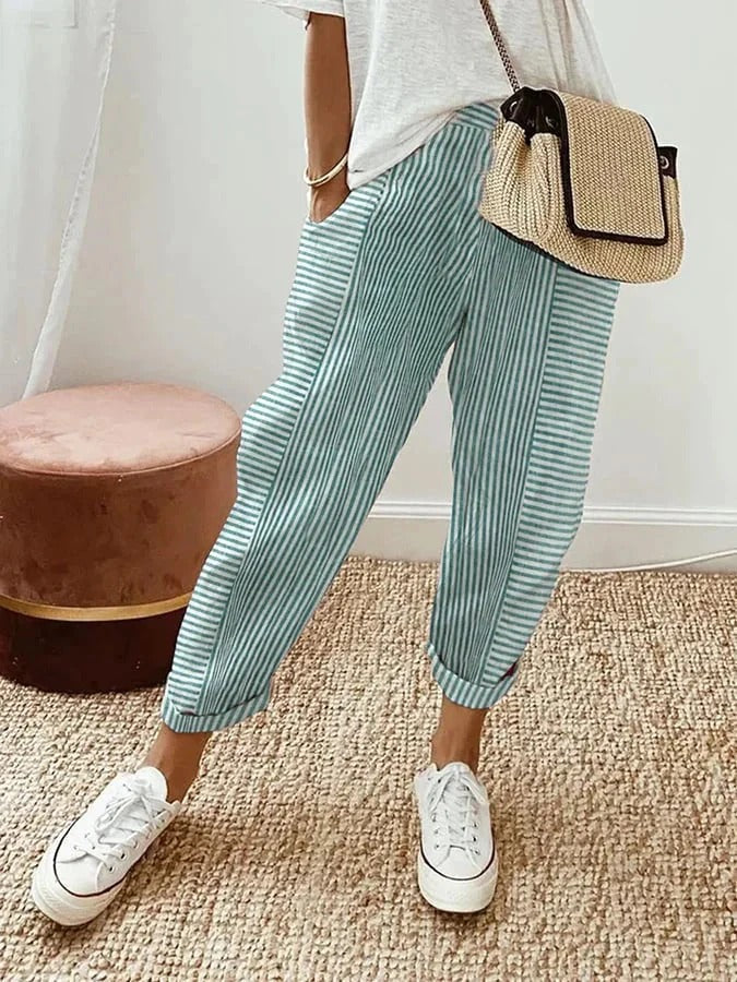 Amelia Claire | Striped Pants