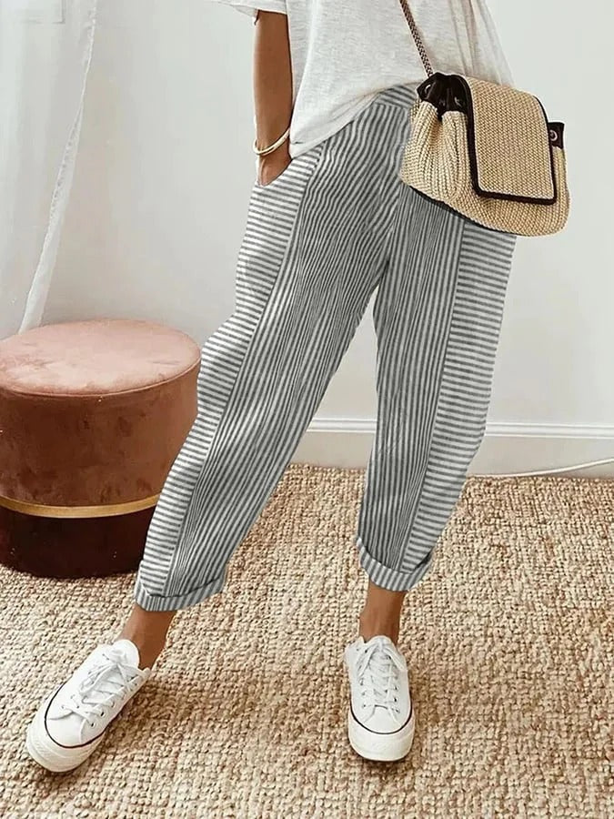 Amelia Claire | Striped Pants