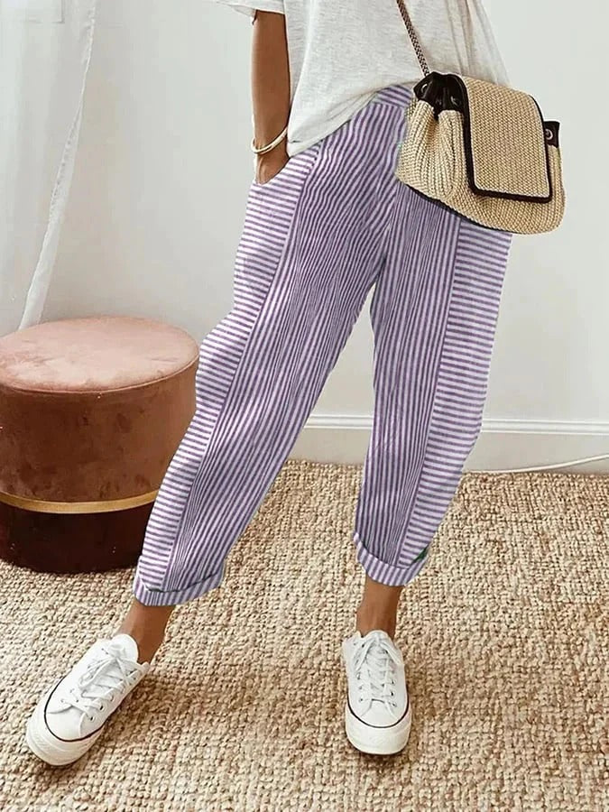 Amelia Claire | Striped Pants