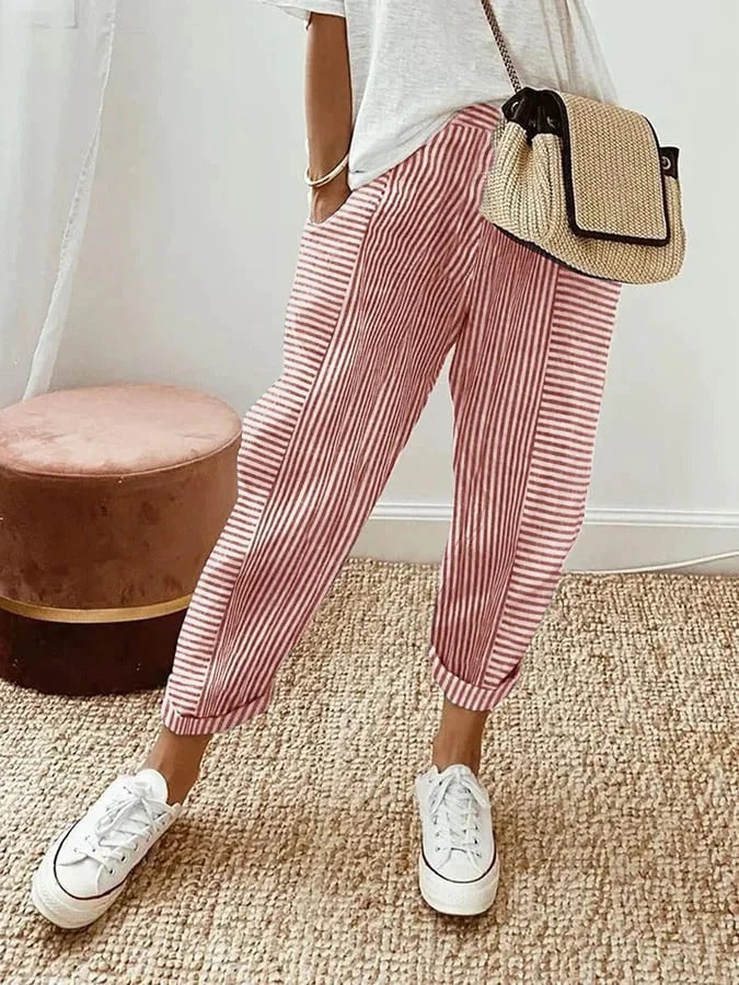 Amelia Claire | Striped Pants